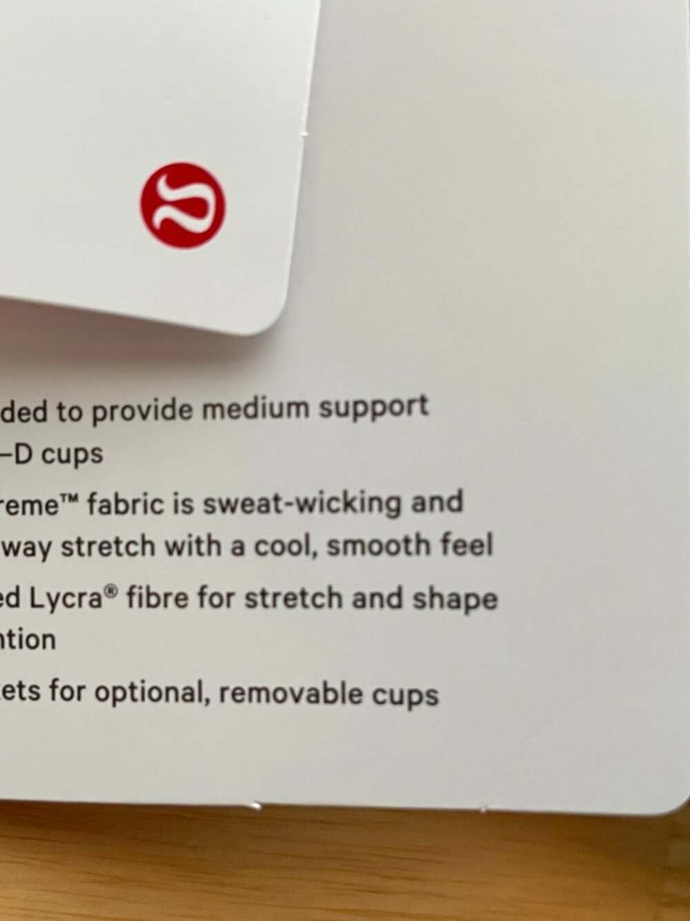 NWT Lululemon Energy Bra Medium Support Size 12 - Picture 5 of 11